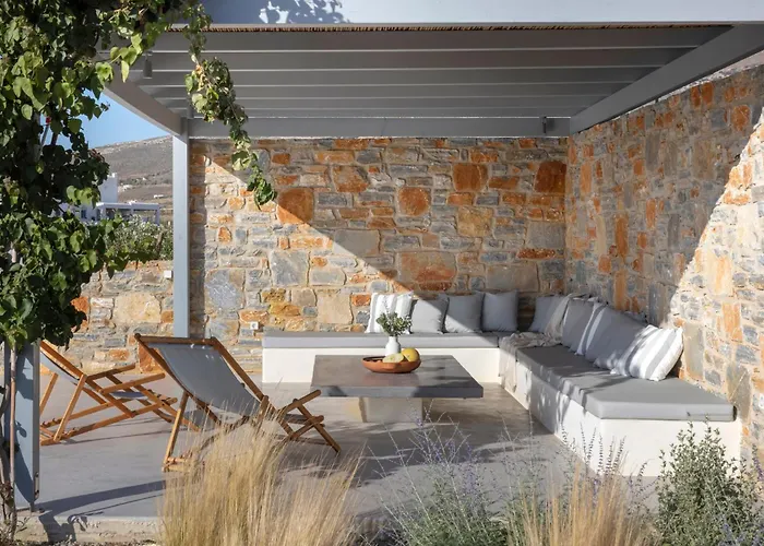 Villa Fryni, Private Pool & Seaview By Naxos Dunes *